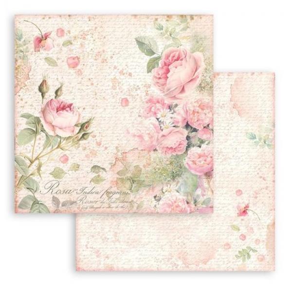 Stamperia, Rose Parfum 12x12 Inch Paper Pack