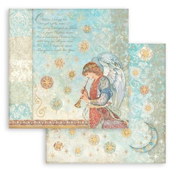 Stamperia, Christmas Greetings 12x12 Inch Paper Pack