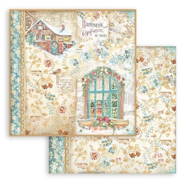 Stamperia, Christmas Greetings 12x12 Inch Paper Pack