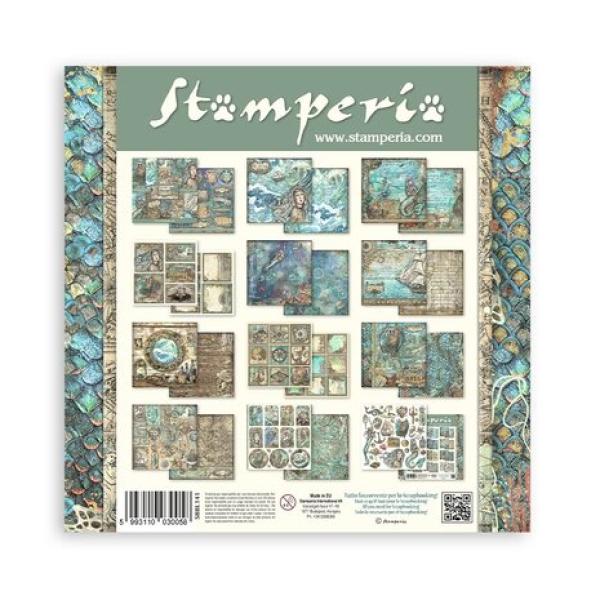 Stamperia, Songs of the Sea 12x12 Inch Paper Pack