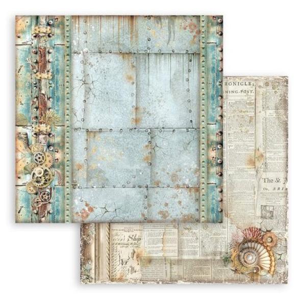 Stamperia, Songs of the Sea Maxi Background 12x12 Inch Paper Pack