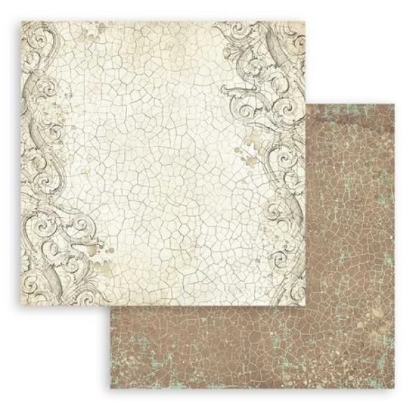 Stamperia, Brocante Antiques Maxi Background 12x12 Inch Paper Pack