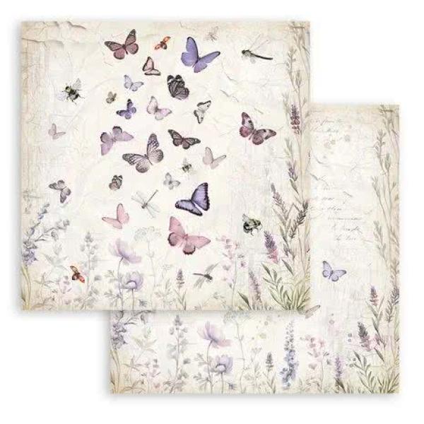 Stamperia, Lavender Scrapbook Block
