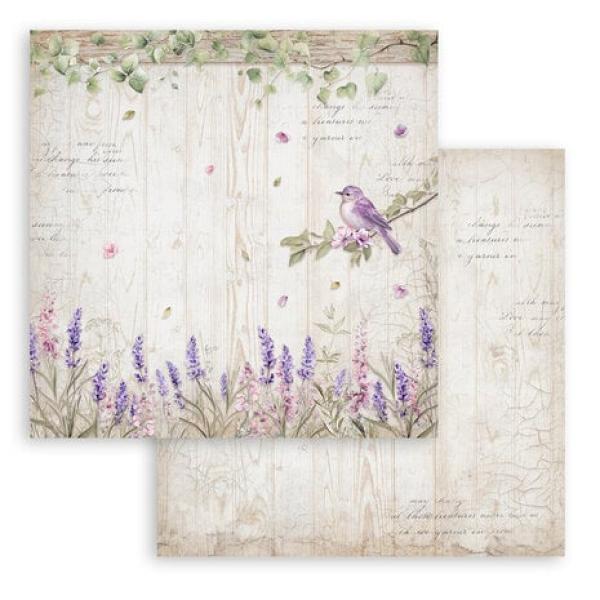 Stamperia, Lavender Scrapbook Block