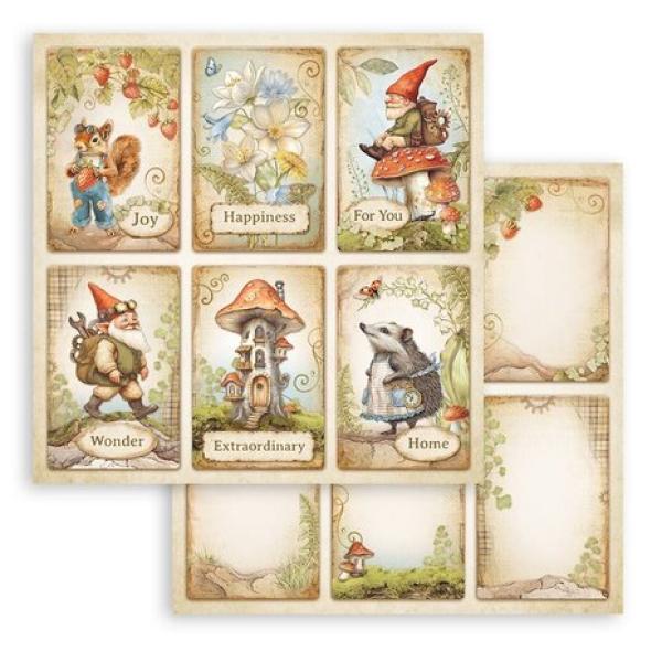 Stamperia, Hidden Grove 12x12 Inch Paper Pack