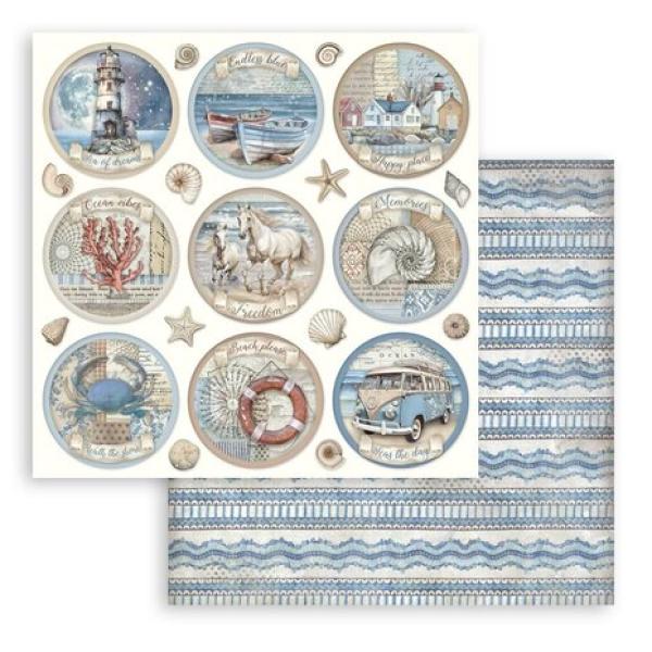 Stamperia, Silent Sea 12x12 Inch Paper Pack