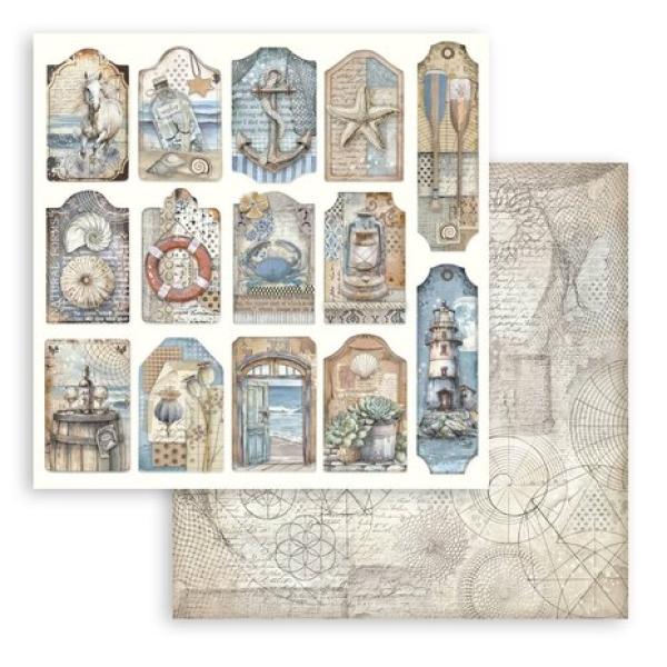 Stamperia, Silent Sea 12x12 Inch Paper Pack
