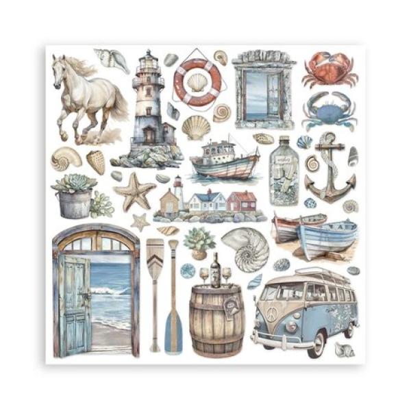 Stamperia, Silent Sea 12x12 Inch Paper Pack