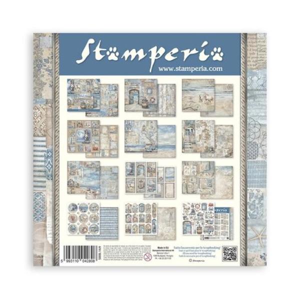 Stamperia, Silent Sea 12x12 Inch Paper Pack