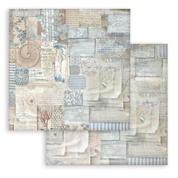 Stamperia, Silent Sea Maxi Background Selection Paper Pack