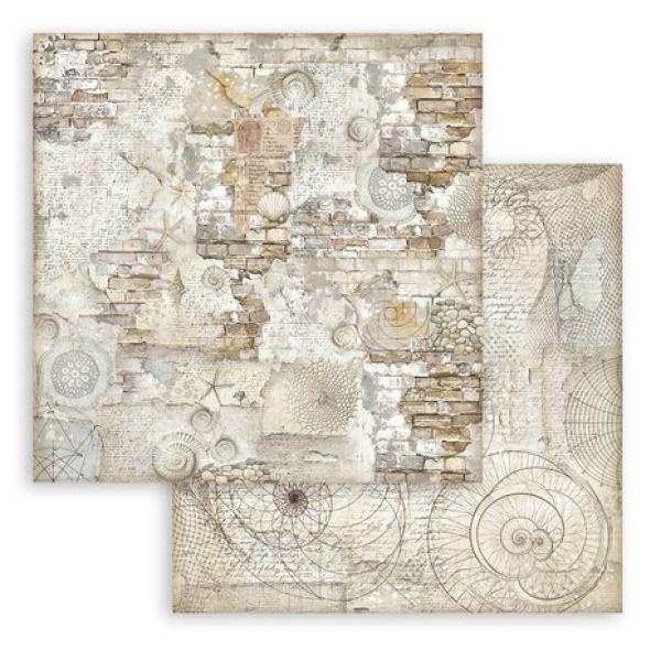 Stamperia, Silent Sea Maxi Background Selection Paper Pack