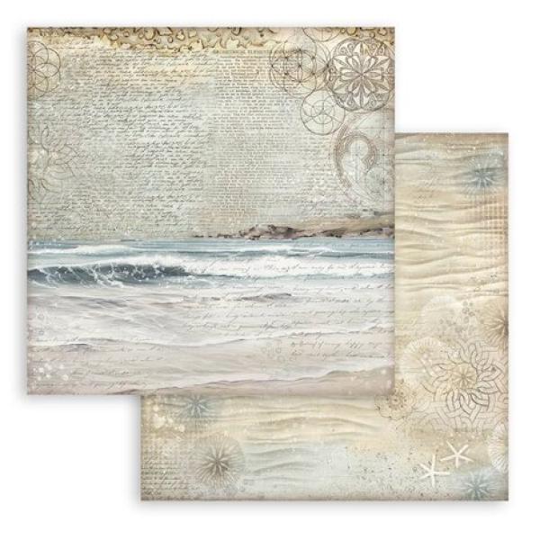 Stamperia, Silent Sea Maxi Background Selection Paper Pack