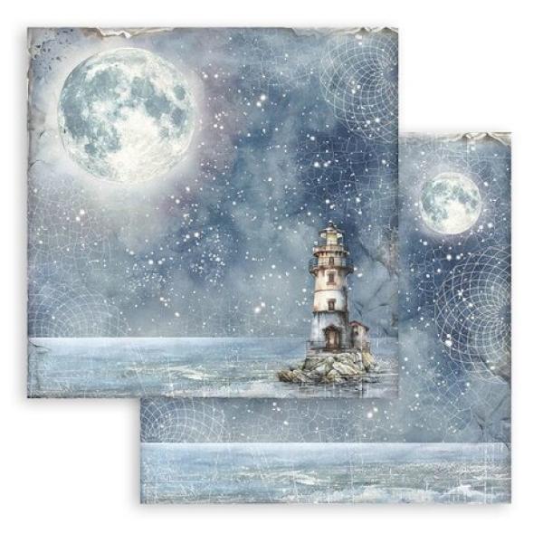Stamperia, Silent Sea Maxi Background Selection Paper Pack