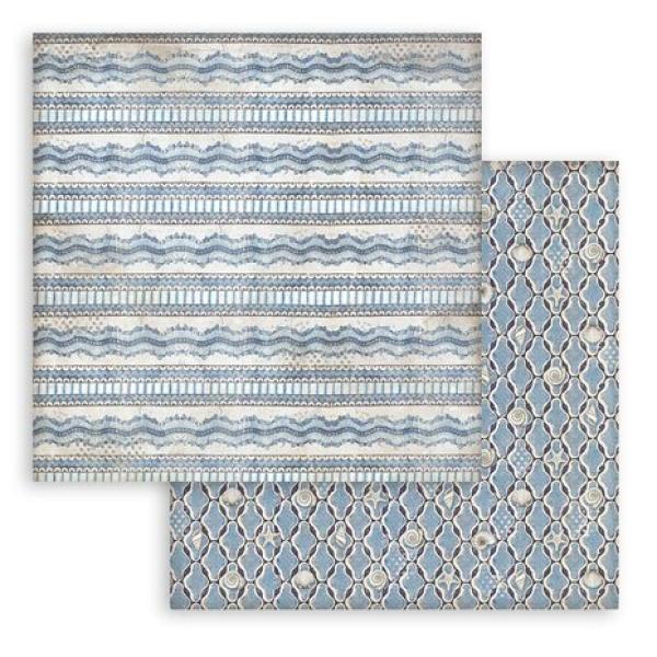 Stamperia, Silent Sea Maxi Background Selection Paper Pack