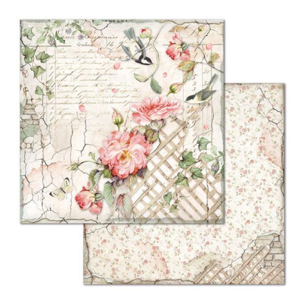Stamperia, House of Roses 12x12 Inch Paper Pack