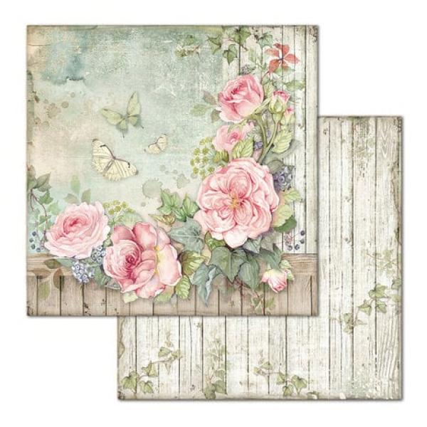 Stamperia, House of Roses 12x12 Inch Paper Pack