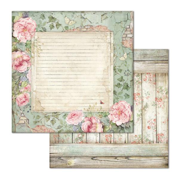 Stamperia, House of Roses 12x12 Inch Paper Pack
