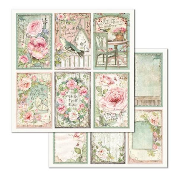 Stamperia, House of Roses 12x12 Inch Paper Pack