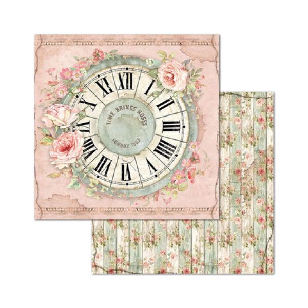 Stamperia, House of Roses 8x8 Inch Paper Pack
