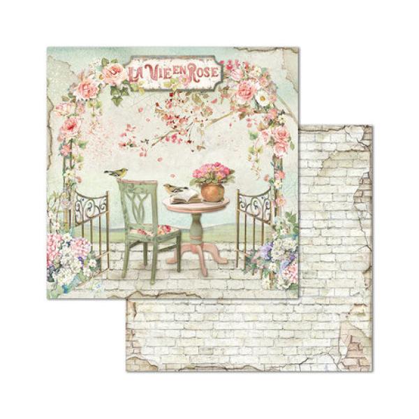 Stamperia, House of Roses 8x8 Inch Paper Pack