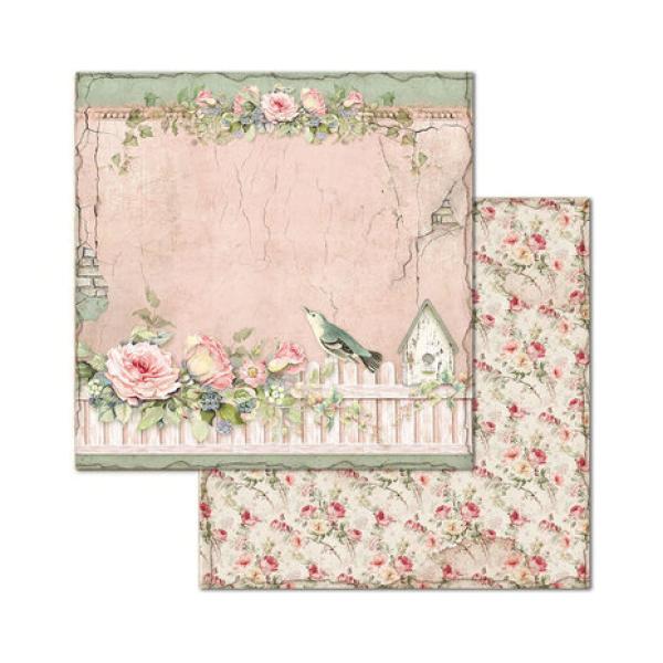 Stamperia, House of Roses 8x8 Inch Paper Pack