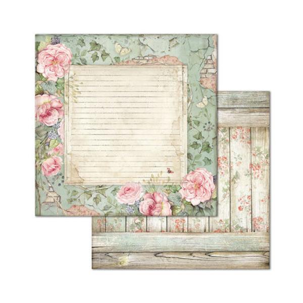 Stamperia, House of Roses 8x8 Inch Paper Pack