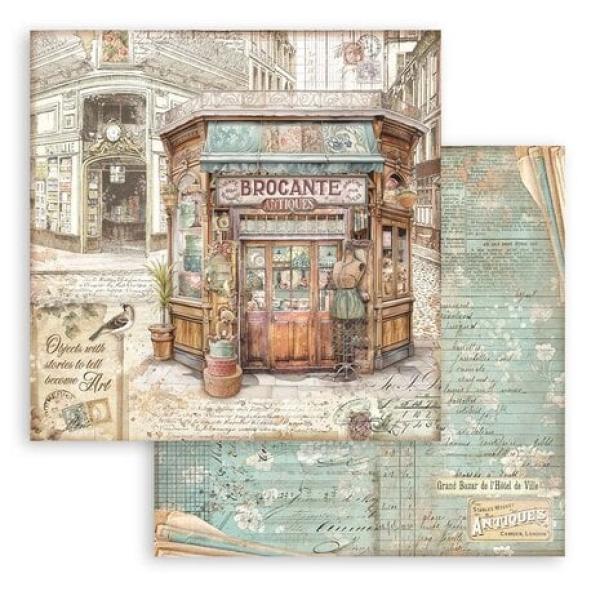 Stamperia, Brocante Antiques 8x8 Inch Paper Pack