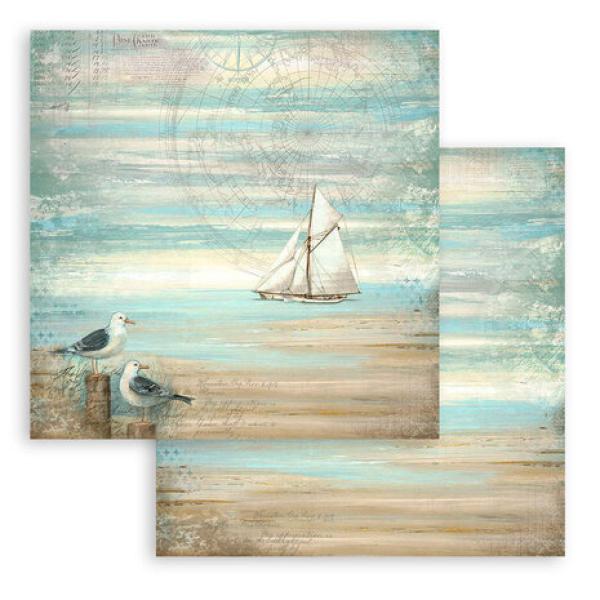 Stamperia, Sea Land 8x8 Inch Paper Pack