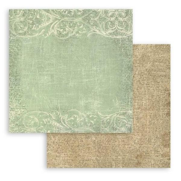 Stamperia, Brocante Antiques Backgrounds 8x8 Inch Paper Pack