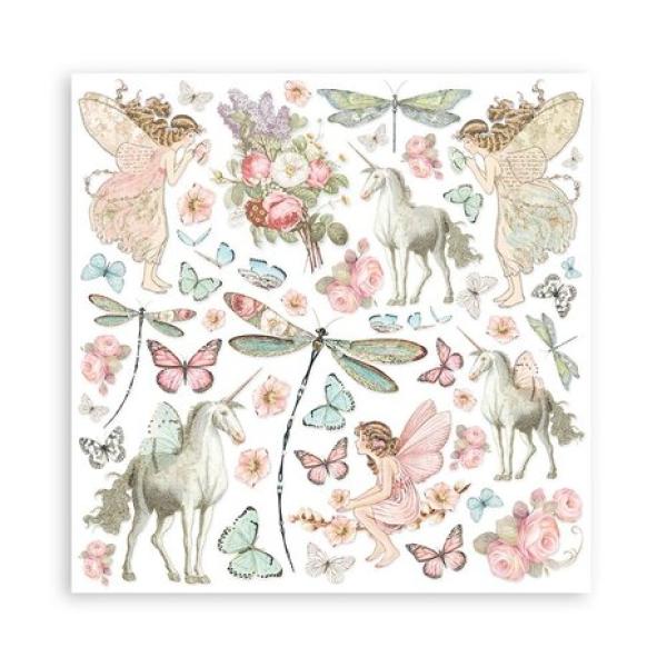 Stamperia, Wonderland 8x8 Inch Paper Pack