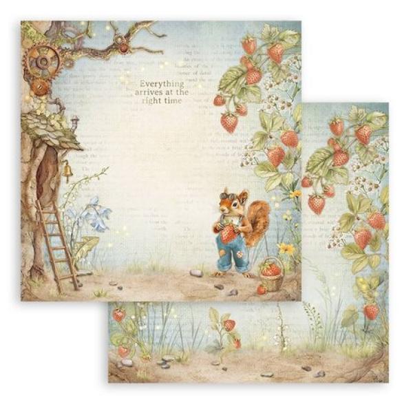 Stamperia, Hidden Grove 8x8 Inch Paper Pack