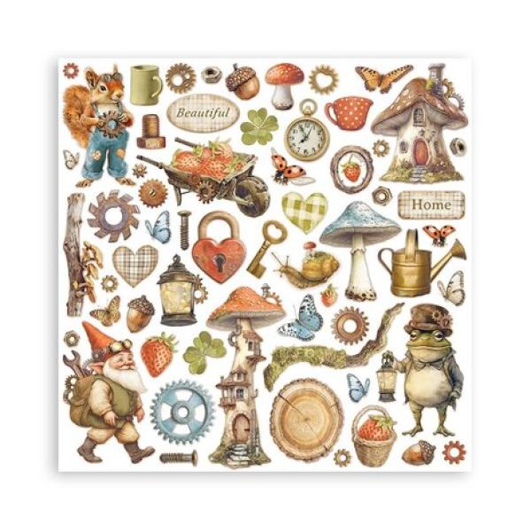Stamperia, Hidden Grove 8x8 Inch Paper Pack