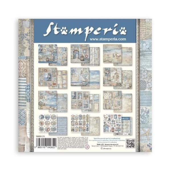 Stamperia, Silent Sea 8x8 Inch Paper Pack