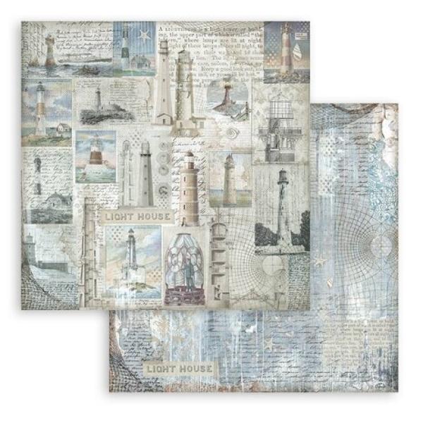 Stamperia, Silent Sea Paper Pack Backgrounds Selection