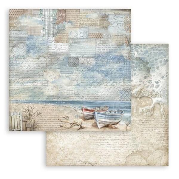 Stamperia, Silent Sea Paper Pack Backgrounds Selection
