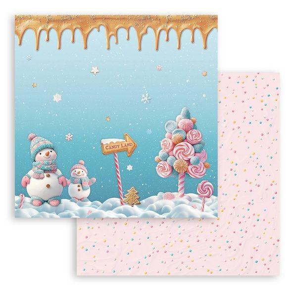 Stamperia, Candy Christmas 8x8 Inch Paper Pack