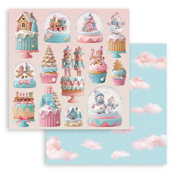 Stamperia, Candy Christmas 8x8 Inch Paper Pack
