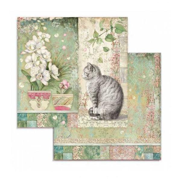 Stamperia, Orchids and Cats Paper Pack