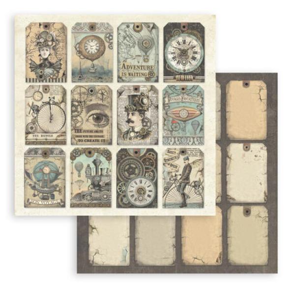 Stamperia, Voyages Fantastiques 8x8 Inch Paper Pack