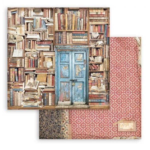 Stamperia, Vintage Library 8x8 Inch Paper Pack
