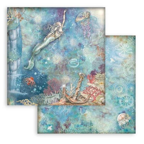 Stamperia, Songs of the Sea 8x8 Inch Paper Pack