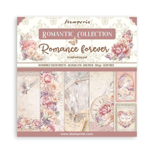 Stamperia, Romance Forever 8x8 Inch Paper Pack