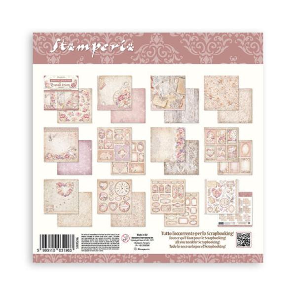 Stamperia, Romance Forever 8x8 Inch Paper Pack