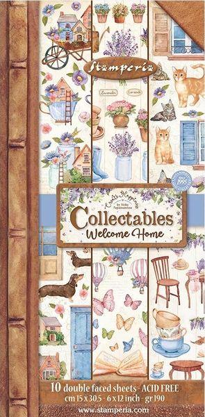 Stamperia, Collectables Welcome Home 6x12 Inch Paper Pack