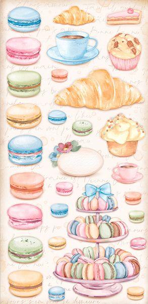 Stamperia, Collectables Oh la la 6x12 Inch Paper Pack