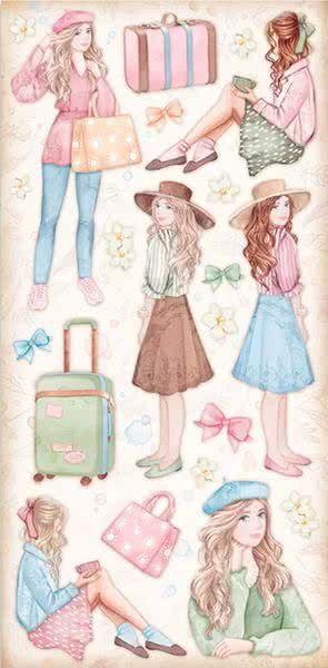 Stamperia, Collectables Oh la la 6x12 Inch Paper Pack