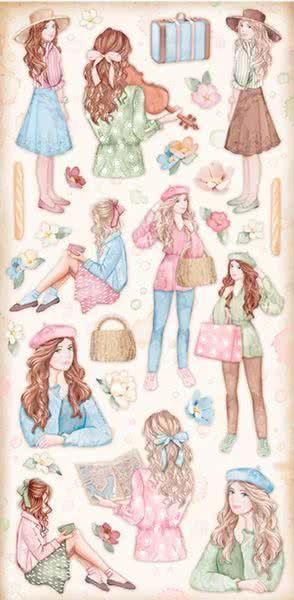 Stamperia, Collectables Oh la la 6x12 Inch Paper Pack