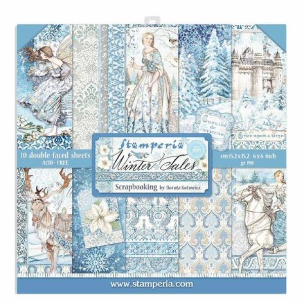 Stamperia, Winter Tales 6x6 Inch Paper Pack
