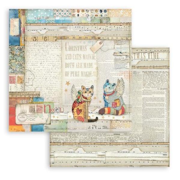 Stamperia, Christmas Patchwork 6x6 Inch Paper Pack