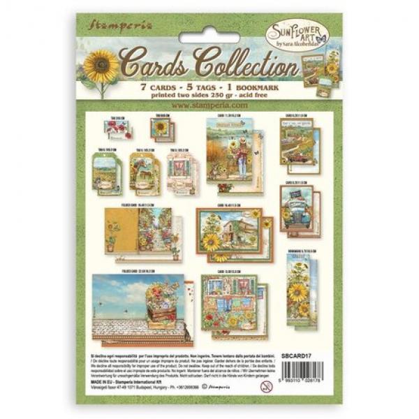 Stamperia, Sunflower Art Cards Collection